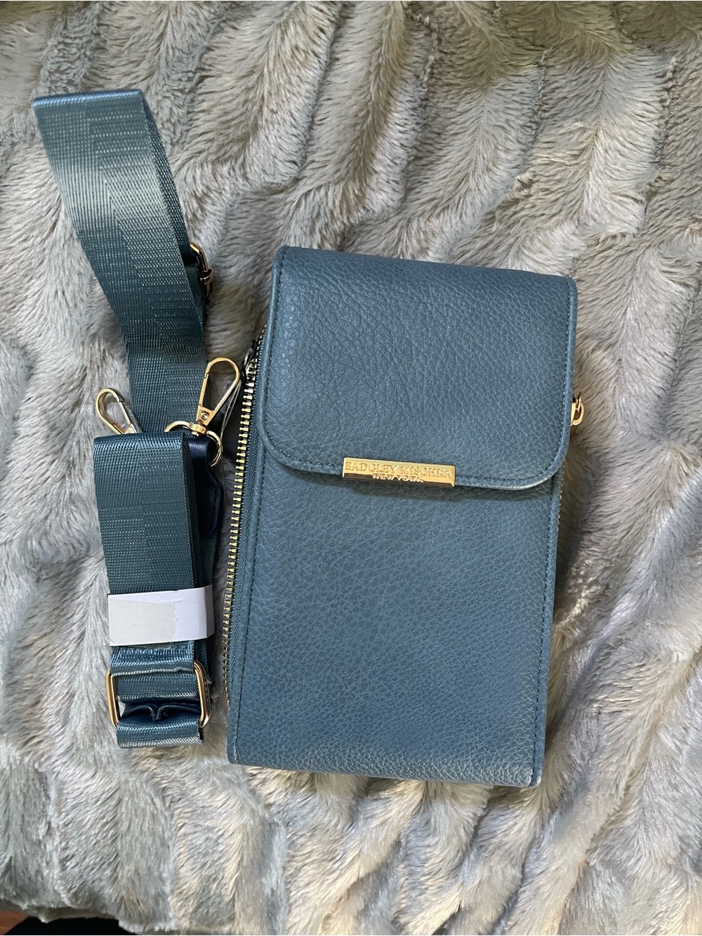 Mini Crossbody bag with Gold Hardware wallet bag